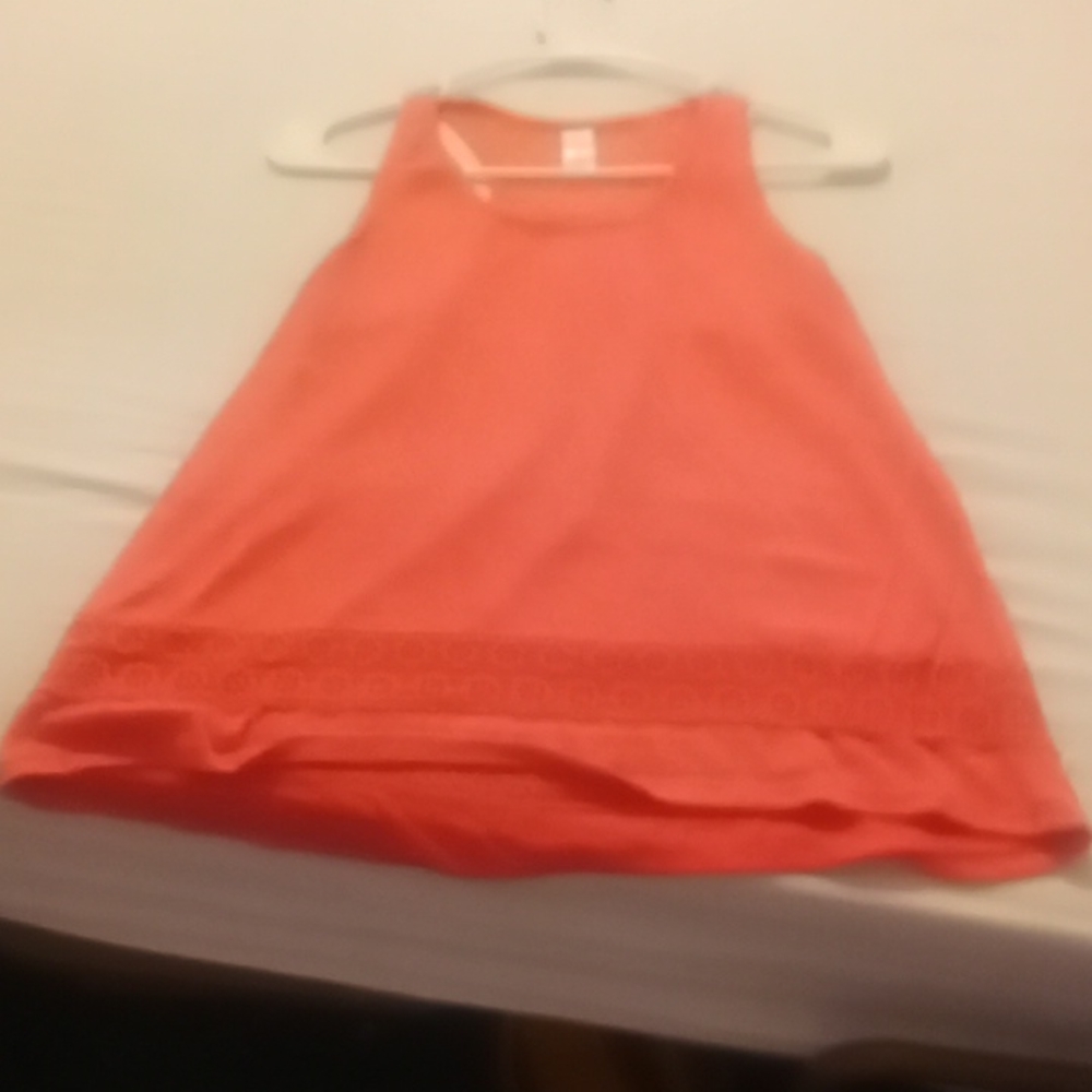 Pink spaghetti strap shirt